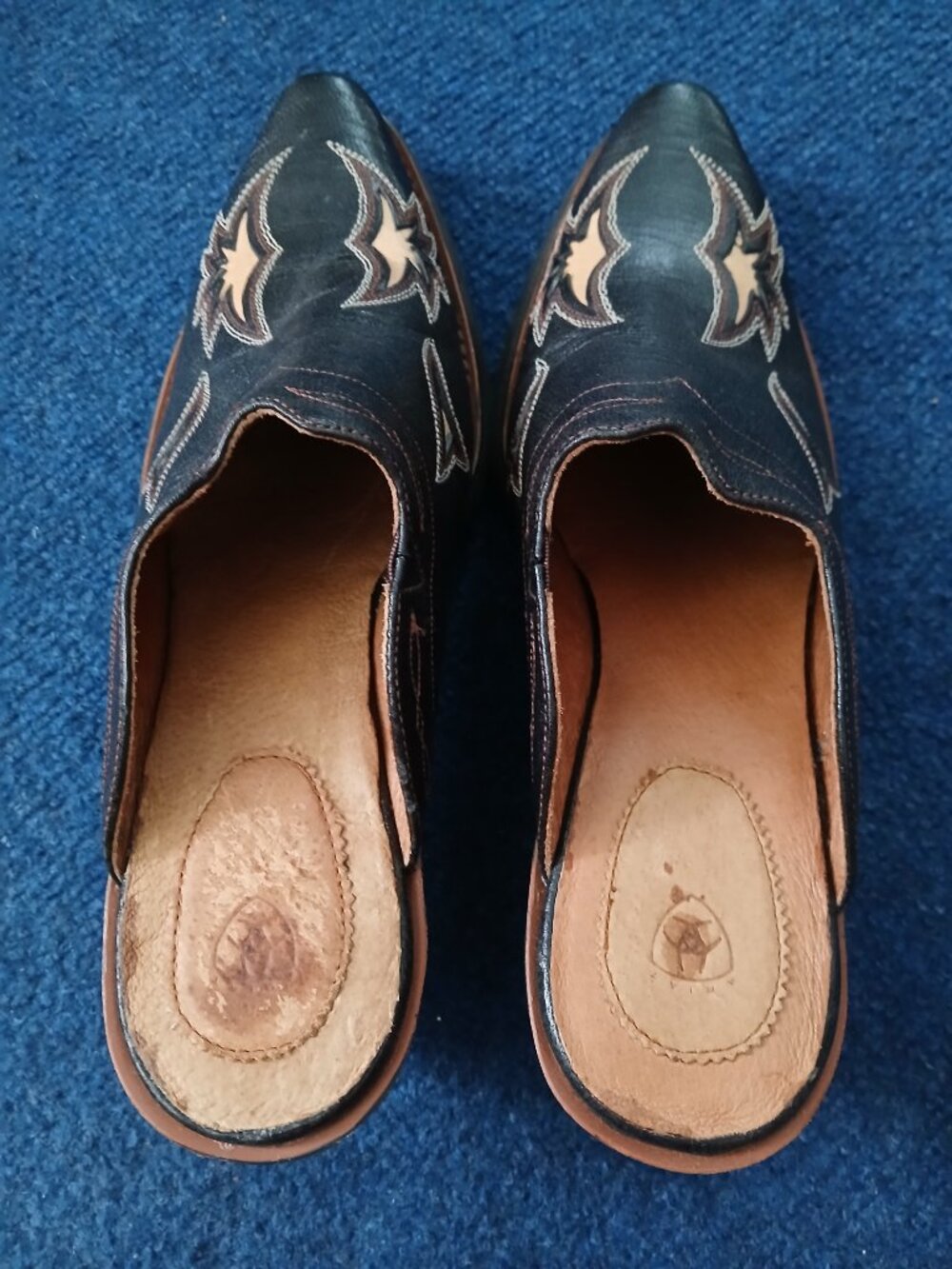Ariat Women Dixon Western Mule Slip On Boots NWOB    6.5